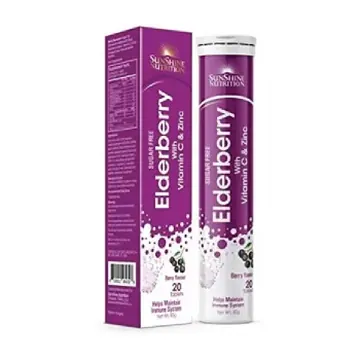 Sunshine nutrition elderberry eff tabs berry flavour 20's