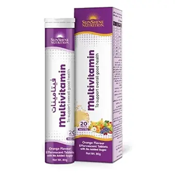 Sunshine nutrition m/vitamin orange eff tabs 20's