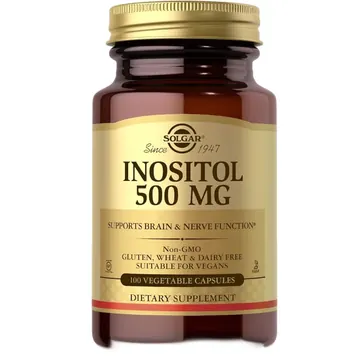 Solgar inosital capsules 500mg 100s