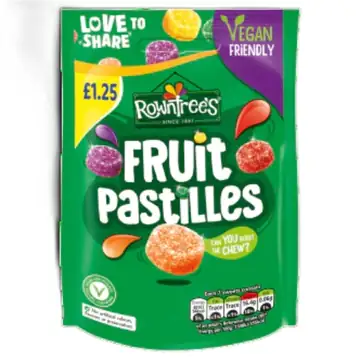 Rowntree's fruit pastille 114gm