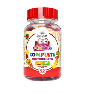 Sunshine nutrition cool gummies complete multigummies 60's