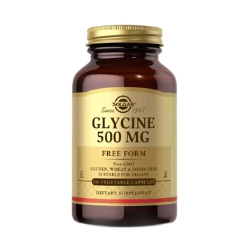 Solgar glycine 500mg capsules 100's