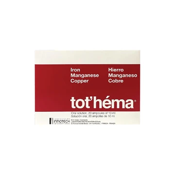 Tot`hema oral solution ampoules 10mls 20s