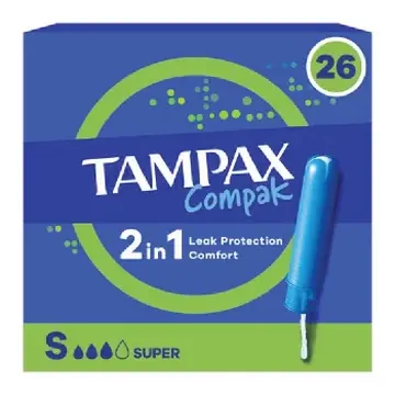 Tampax compak super 26`s