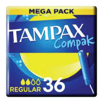 Tampax compak regular 36`s