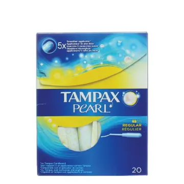 Tampax pearl regular 20`s