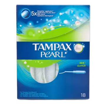 Tampax pearl super 18`s