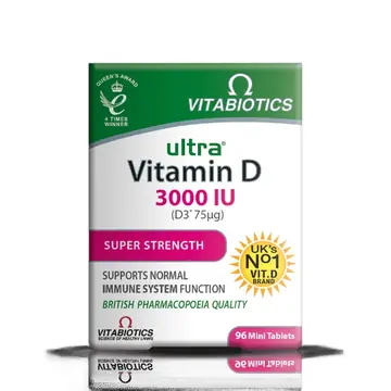 Ultra vitamin d 3000iu tablets 96's