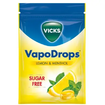 Vicks vapodrops lemon and menthol 72gms
