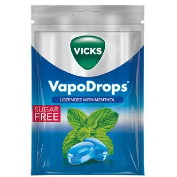 Vicks menthol lozenges 72gms