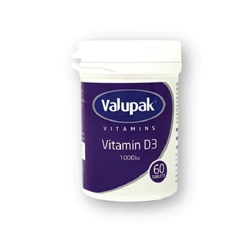 Valupak vitamin d3 1000iu capsules 30`s