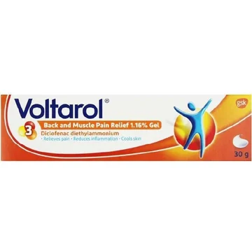 Voltarol back & muscle pain relief 1.16% Gel 30g thumbnail 1
