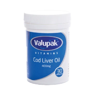 Valupak cod liver oil 400mg 30`s