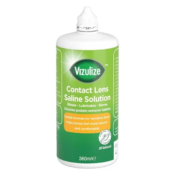 Vizulize contact lens saline solution 360ml