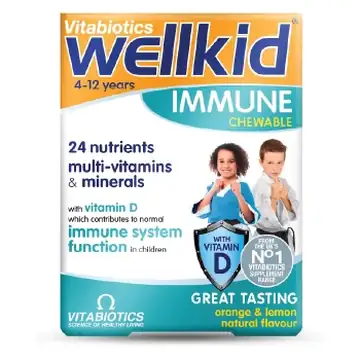 Wellkid immune chewable 30`s