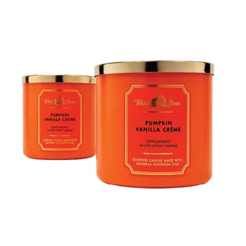 White barn 3 wick candle pumpkin vanilla creme 411g