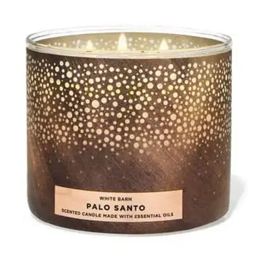 White barn 3 wick candle palo santo 411g