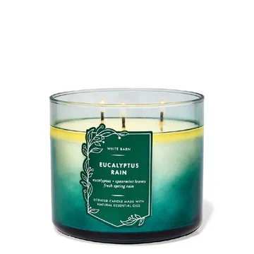 White barn eucalyptus rain 1 wick candle 198g