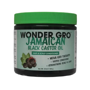 Wondergro j/castor scalp cond.340gm