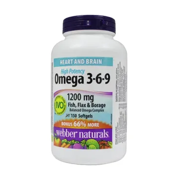 Webber naturals omega 3-6-9 150 spoft gels