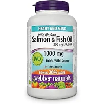 Wn wild alaskan salmon &fish oil 1000mg softgels 180s