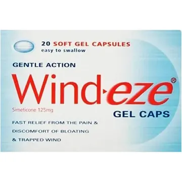 Wind-eze soft gel 125mg capsules 20's