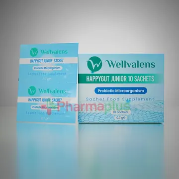Wellvallens happy gut junior satchets 10's