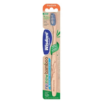 Wisdom renew bamboo toothbrush