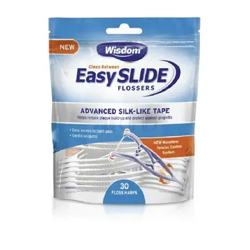 Wisdom clean between easyslide y shaped flossers 30`s