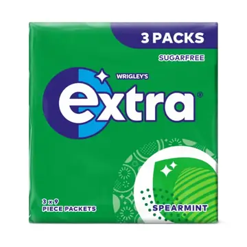 Wrigleys extra spearmint 9's
