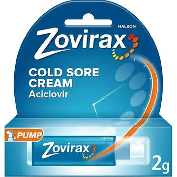 Zovirax cold sore cream pump 2g