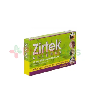Zirtek allergy 10mg 30`s