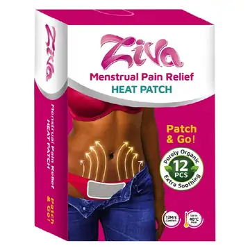 Ziva period pain relief heat patch 12s