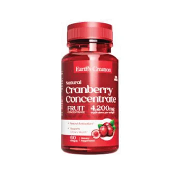 Earth's creation cranberry concentrate gels 60's