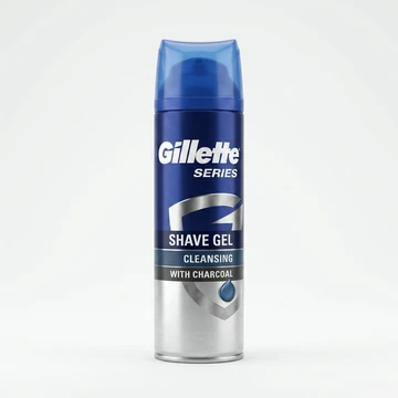 Gillette shave gel cleansing with charcoal