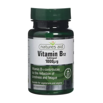 Natures aid vitamin b12 1000ug 90`s thumbnail 2