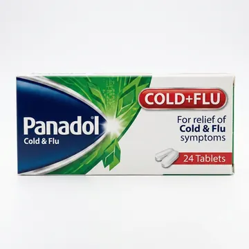 Panadol cold and flu tablets 24`s'