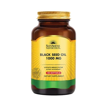 Sunshine nutrition black seed oil 1000mg softgels 100's