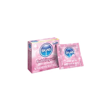 Skins bubble condoms 4's