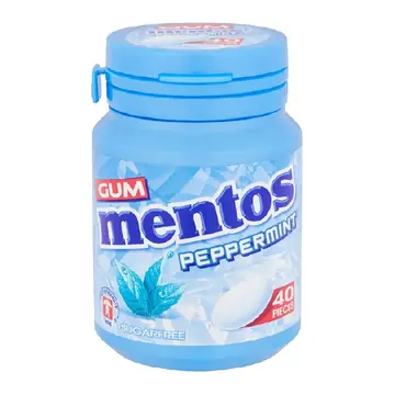 Mentos peppermint gum 40pcs