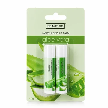 Beaut co. Lip balm twin pack aloe vera 4.5gm