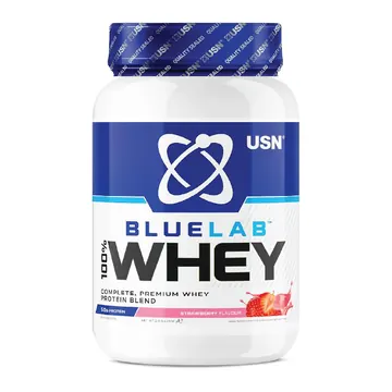 Blue lab 100% prem whey strawberry 908 G thumbnail 2
