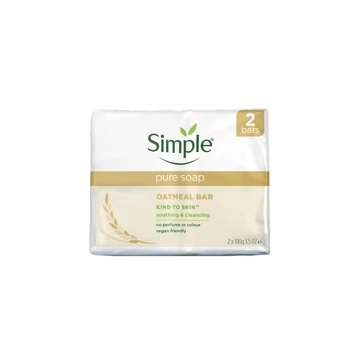 Simple soap oatmeal twin pack 2x100gm