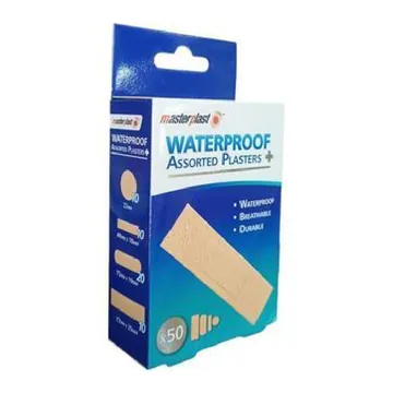 Masterplast assorted w/proof plasters 50's