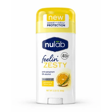 Nulab womens antiperspirant stick 64g zesty