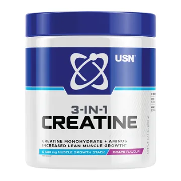 Usn creatine 3 in 1 creatine 200gm grape flavour thumbnail 2