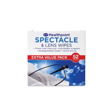Healthpoint spectacle wipes 52's