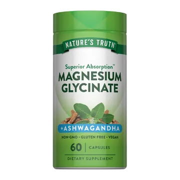 Natures truth magnesium glycinate + ashwagandha 60's