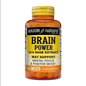 Mason natural brain power with sage caplets 60's thumbnail 2