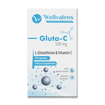 Wellvallens gluta-c capsules 30's thumbnail 2